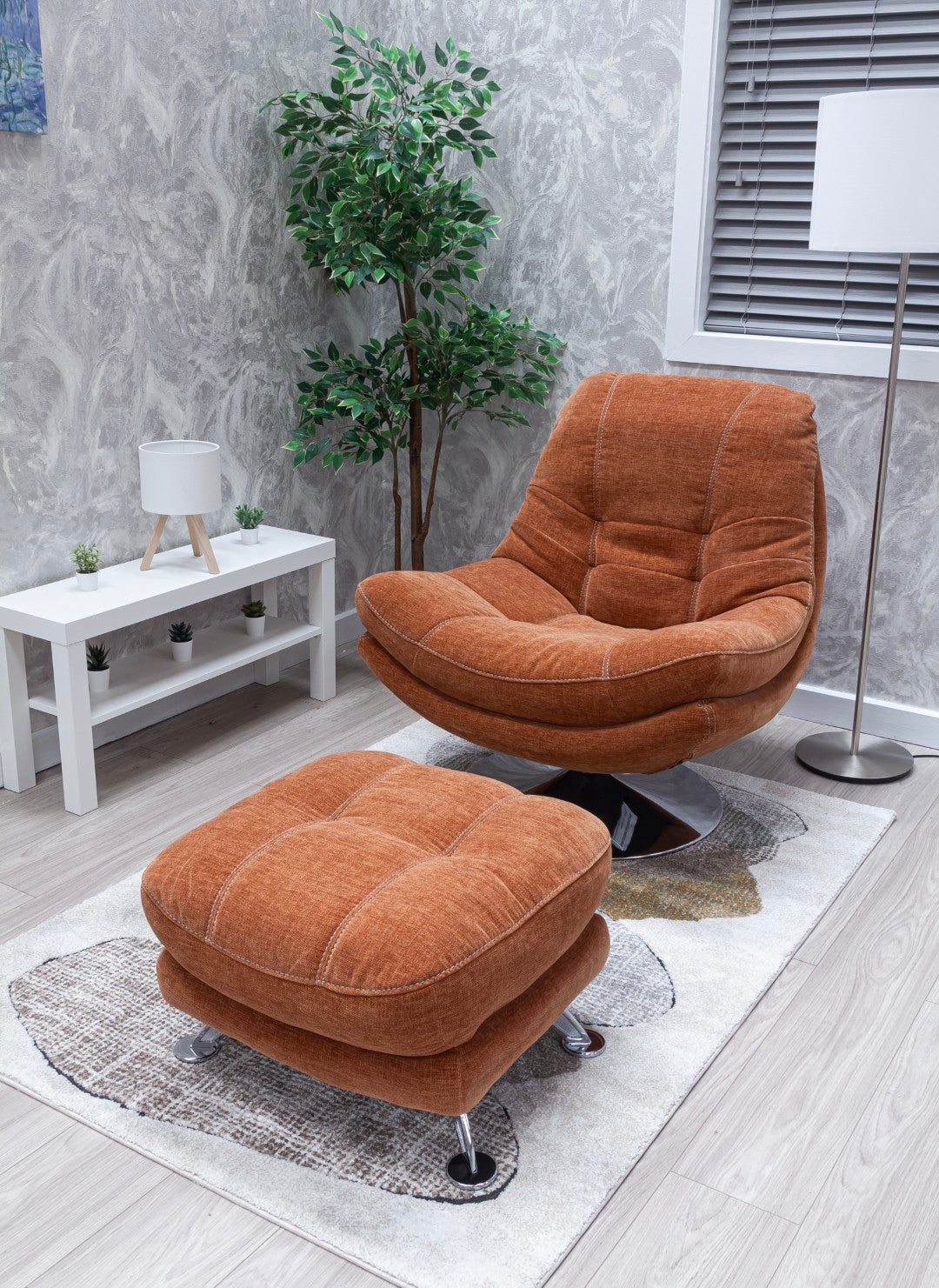 Axis Shell Chairs Axis Fabric Swivel Chair - Buy Swivel Chairs at Lowneys Furniture