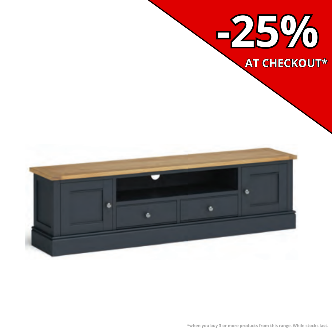 Chichester Extra Large TV Unit - Buy TV Stands at Lowneys Furniture