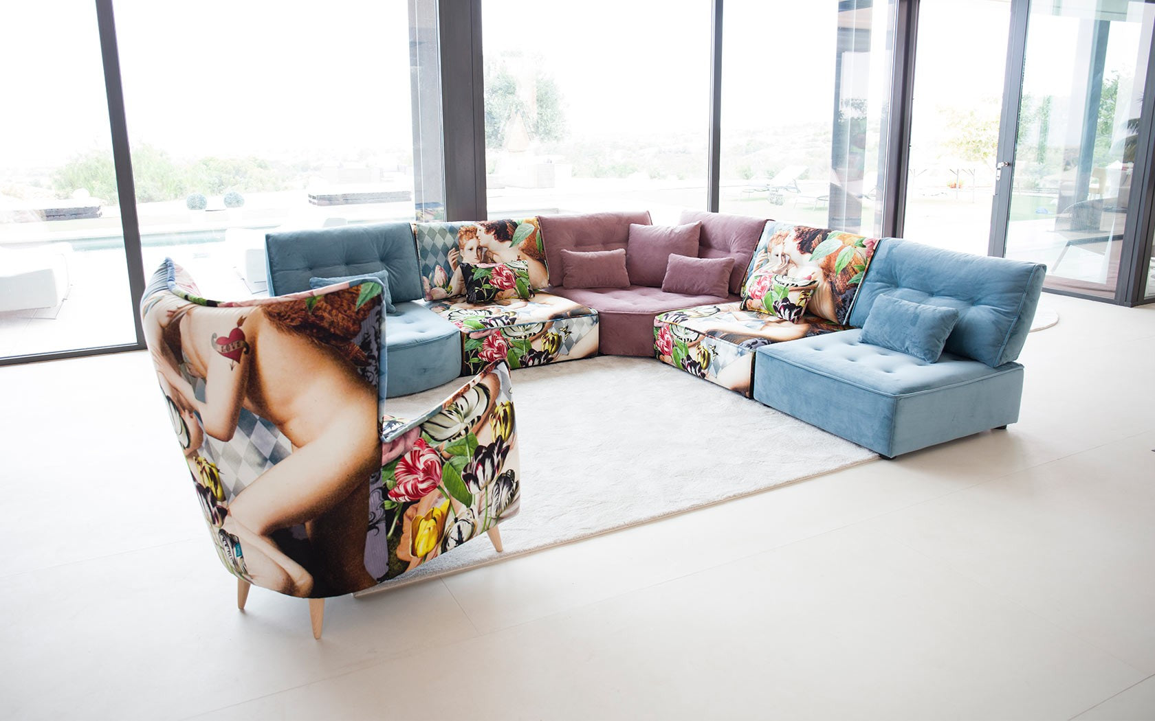 FAMA Range at Lowneys Arianne Love Corner Sofa