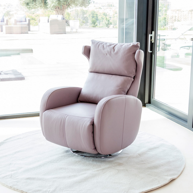 Swivel Armchair Fama Kim Recliner Chair FAMA Range At Lowneys Kim