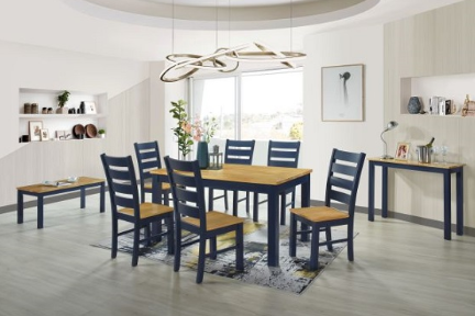 Solid oak dining room deals table and chairs